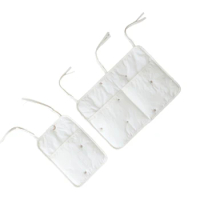 White Hanging Bag Stylish &amp; Practical Nursery Organization Bag for Baby Crib