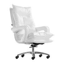 Floor Office Chairs Modern Soft Cushion Gaming Chair Nordic Office Luxury Lift Swivel Armchair Simple Backrest Computer Chair