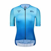 【MONTON】Water藍色女款短上衣(女性自行車服/短袖車衣/單車服/自行車衣)