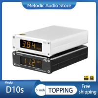 TOPPING D10s HIFI Audio Decoder MINI Digital PC USB DAC XMOS XU208 ES9038Q2M PCM384KHz DSD256