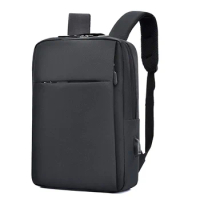 Anti-Theft Laptop Backpack Large Capacity Travel Bag Men's Waterproof Backpack Student School Bag-Black