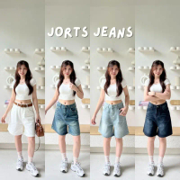กางเกงยีนส์ขาสั้น3ส่วน ทรงสวยใส่สบาย รุ่น Jorts jeans / No : 1003 คําแนะนําผลิตภัณฑ์ใหม่ของเดือนนี้