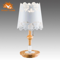 【Honey Comb】典雅蕾絲雕花造型檯燈(BL-51851)