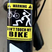 Motorcycle Styling Frame Sticker Car Accessories Bike Mountain Bike Sticker Don't Move My Bike Road Bike