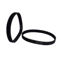 Pack of 2pcs HTD 3M Small Rubber Timing Belt 195mm Length 65 Teeth 15mm Width Closed-Loop Industrial Round Belts