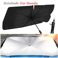 Car Umbrella Front Windshield Sunshade Sun Visor for For Honda Civic EP3 Fit Jazz Acura Coupe Sedan Crv Accord Hrv City Accord
