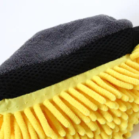 Car Wash Glove Coral Mitt Soft Anti-scratch for Car Washing Multifunction Thick Cleaning Glove Auto Wax Detailing Brush