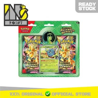 Pokemon TCG English - Mega Evolution Ascended Heroes Collection Blister Coin Larry’s Komala / Tangel