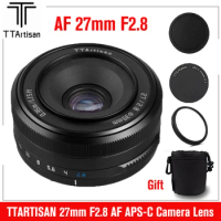 TTArtisan AF 27mm F2.8 Lens APS-C Auto Focus Lense For Sony E Nikon Z Fujifilm X Mount X-T30 II XT4 XT3 X-Pro3 X-Pro2 X-T2 XH1