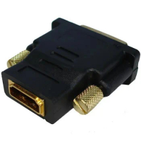 DVI-D Dual link Male 24 + 1 pin to HDMI Female 19 pin Adapter HDMI to DVI Gold Connector for HDTV PC LCD for XBOX 360 for PS3