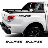 2pcs ECLIPSE Car Rear Trunk Side Vinyl Body Stickers Decals Tailgate For Mazda BT50 BT-50 PRO 2.2 DBL Cab Styling Accessories