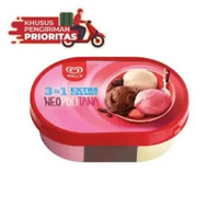 Walls Es Krim Neopolitana 3 In 1 350 ml