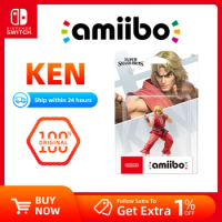 Nintendo Switch Amiibo - Super Smash Bros. Series - Ken ， DARK SAMUS,Pokemon Trainer - for Nintendo Switch OLED controller