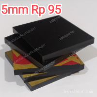 Akrilik hitam 5mm potongan custom, Acrylic hitam 5mm