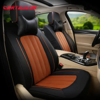 Custom Seat Covers Cars Protectors for Subaru XV Seat Cover 2018 2019 2020 2017 2021 Cowhide &amp; PVC Leather Interior Accessories