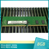 1Pcs For SK Hynix RAM HMA81GR7CJR8N-WM 8GB 8G PC4-2933Y DDR4 2933 ECC REG RDIMM Server Memory