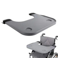 Tray For Wheelchair Universal Tray Table With Cup Holder Removable Adult Tray Table Wheelchair Accessories For Seniors Ideal For