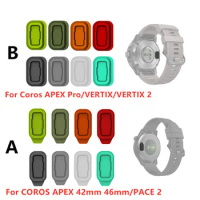 2pcs Dust Plug For Coros VERTIX 2 APEX Pro Charging Port Protector Silicone Cover For Coros Pace 2 APEX 42mm 46mm Watch Accessor