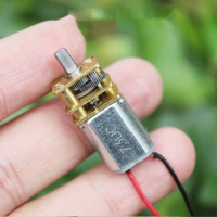 Micro N20 DC Gear Motor DC 3V 6V 25RPM-50RPM Slow Speed Mini Metal Gearbox D-axis for Electronic Door Lock Diy Smart Robot
