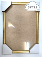 拼圖木框 - 台灣製721優質金色木框 (適用作品尺寸：51*73.5公分)