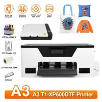 XP600 DTF Printing Machine A3 DTF Transfer Printer with Roll Holder DTF T-shirt Printing Machine R1390 A3 DTF Transfer Impresora