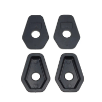 Set 4 unit penyesuai ruang isyarat lampu putar untuk Suzuki GSX-R600/750/1000, SV650, GSR750, Bandit