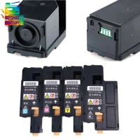 1250 Color Full Cartridge Status Laser Printer Toner Cartridges CMYK Compatible for Dell 1250c 1350cnw 1355cn 1355cnw