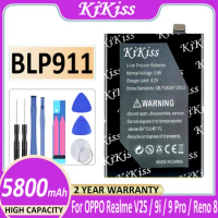 Battery BLP911 5800mAh For OPPO Realme V25 9i 9 Pro realme9 pro/Reno 8 Pro reno8 pro Bateria