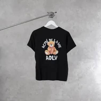 Kaos ADLV TEDDY BEAR BLACK TSHIRT LADIES 100% ORIGINAL Size 02
