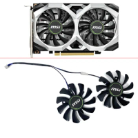 Cooling Fan 75MM 2Pin HA8010H12F-Z GTX1650 For MSI GTX 1650 SUPER VENTUS XS Graphics Card Fans