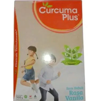 Curcuma Plus Susu Vanila 350gr, Curcuma Plus Susu Cokelat 350gr Curcuma Plus Susu Vanilla 350gr (Put