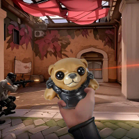 Tactibear Flex Valorant Flex Permainan Valorant Boneka Valorant Bisa dipencet Squeezeable