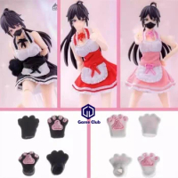 HASUKI CS011 CS010 1/12 Female Soldier Anime Mobile Suit Girl Maid Attire Dress Furry Plush Cat Claw Fit 6" Action Figures Body