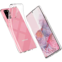 Ultra Thin Clear Silicone Case For Samsung Galaxy S20 Fe Plus Ultra S20+ Soft Case Cover For Samsung S20fe S 20 Transparent Capa