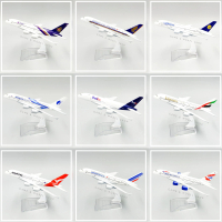 เวลาพิเศษ โมเดลเครื่องบินเหล็ก โบอิ้ง AIRBUS A380 สายการบินต่างๆ ขนาด 16 ซม. Model Plane เครื่องบินเ