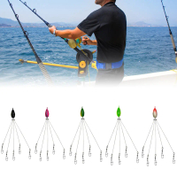 QCQC Alabama Rig Swarm Attack Lure With 8-Shaped Rotating Ring And Pin Multi-Lure Synergy For Enhanc