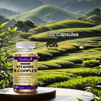 Vitamin B Complex USA Maximum Strength B12, B1, B2, B3, B5, B6, B7, B9, Asam Folat & Biotin Acid Fol