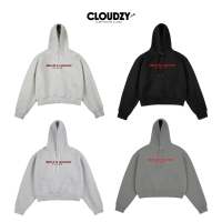 T Áo khoác hoodie boxy nỉ nam local brand hoodie nữ unisex form rộng basic tay phồng CLOUDZY MOMENT