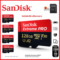 การ์ดหน่วยความจำการ์ด Micro SD SanDisk Extreme Pro A2