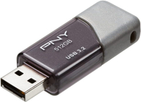 [3美國直購] PNY 512GB Turbo Attache 3 USB 3.2 Flash Drive 100MB/s, P-FD512TBOP-GE