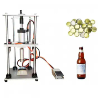 Pneumatic Crown Beer Cap Capping Machine Capper Soda Water Steamwater Carbonated Drinks Bottle Lid Locking Lock Best Price