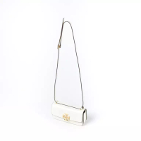 Tory Burch Tas TORY BURCH ELEANOR EAST WEST IVORY WHITE SHOULDER BAG 100% ORIGINAL