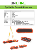 Rescue Basket Stretcher Unicare / Tandu Helikopter Rescue Stretcher