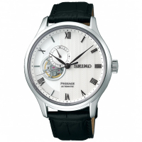 【SEIKO 精工】Presage 絕對風範時尚紳士開芯機械男錶-銀/41.8mm(SSA379J1/4R39-00W0P)