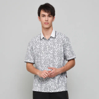 【oillio 歐洲貴族】男裝 短袖品牌POLO衫 休閒POLO 時尚 彈力透氣 抗皺(白色 法國品牌)