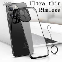 DECLAREYAO Ultra Slim Hard Frosted Coque For Apple iPhone 13 Pro Max Mini Phone Case Matte Back Cover Rimless SIlicone Soft Edge