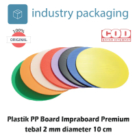 Impraboard Bulat Diameter 10 cm – Tatakan Cake Board / Alas Kue Food Grade Tebal 2 mm