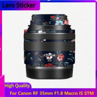 For Canon RF 35mm F1.8 Macro IS STM Lens Sticker Protective Skin Decal Film Anti-Scratch Protector Coat RF35/1.8 F/1.8