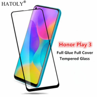 For Glass on Huawei Honor Play 3 Tempered Glass Full Glue Full Cover Protection For Huawei Honor Play 3 Screen Protector Glass ^