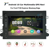 7“ Android 10 2 Din Car Stereo Radio Multimedia Video MP5 Player Navigation GPS Auto CarPlay For Ford F150 Explorer Mustang Edge